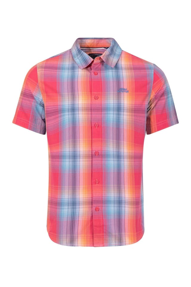 Weird Fish Weird Fish Men's Judd Short Sleeve Check Shirt - 2