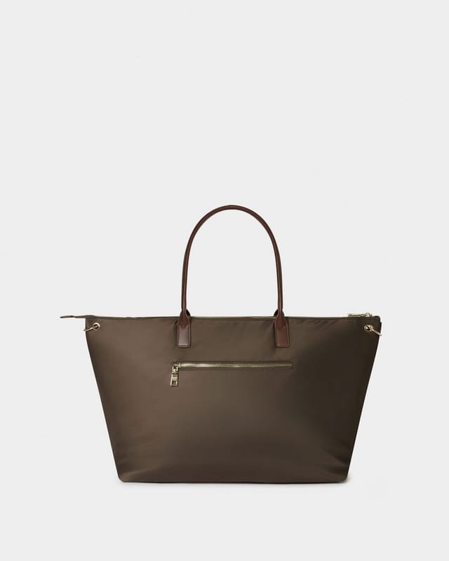 OSPREY LONDON OSPREY LONDON Women's The Voyage Nylon Weekender Bag in Chocolate - 2