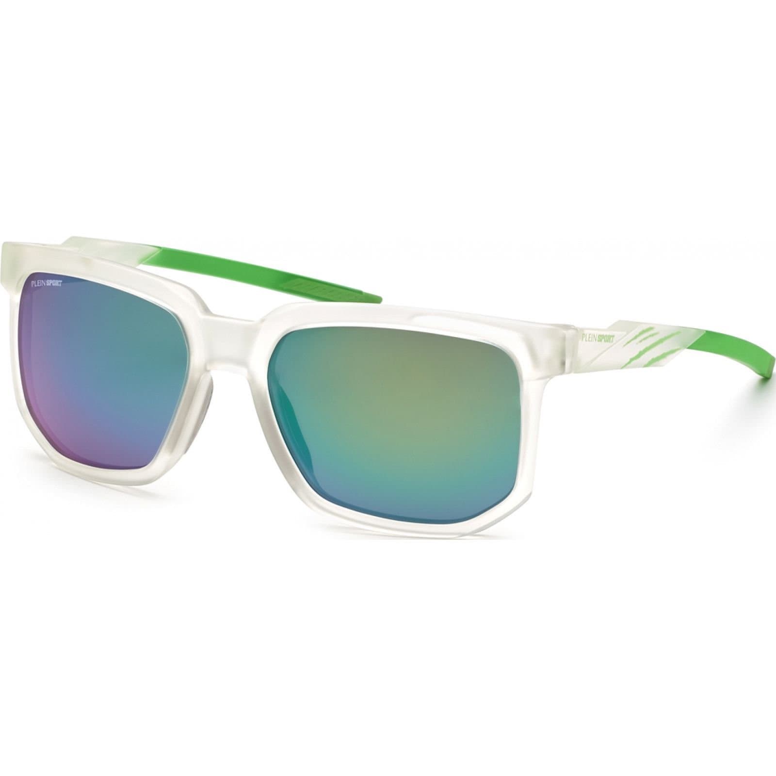 Plein Sport Plein Sport Men's SSP011-56881Z Square/Rectangle Sunglasses in Clear