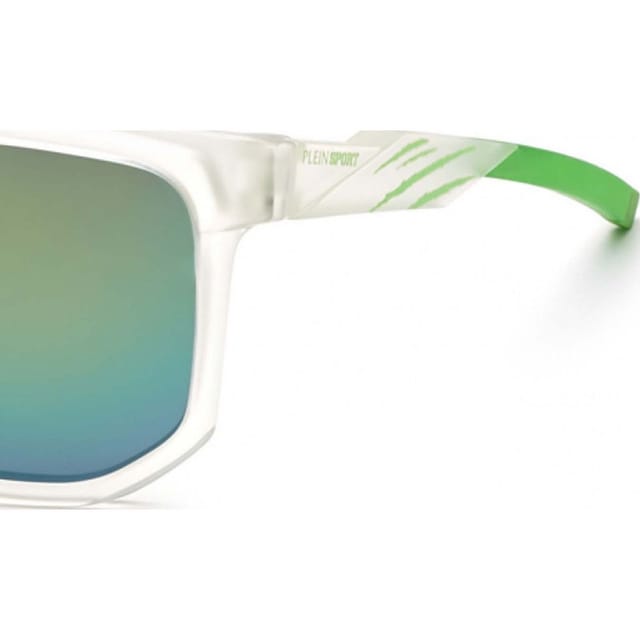 Plein Sport Plein Sport Men's SSP011-56881Z Square/Rectangle Sunglasses in Clear - 2