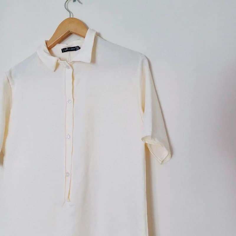 I Saw it First I saw it first cream button front playsuit size 8 worn once