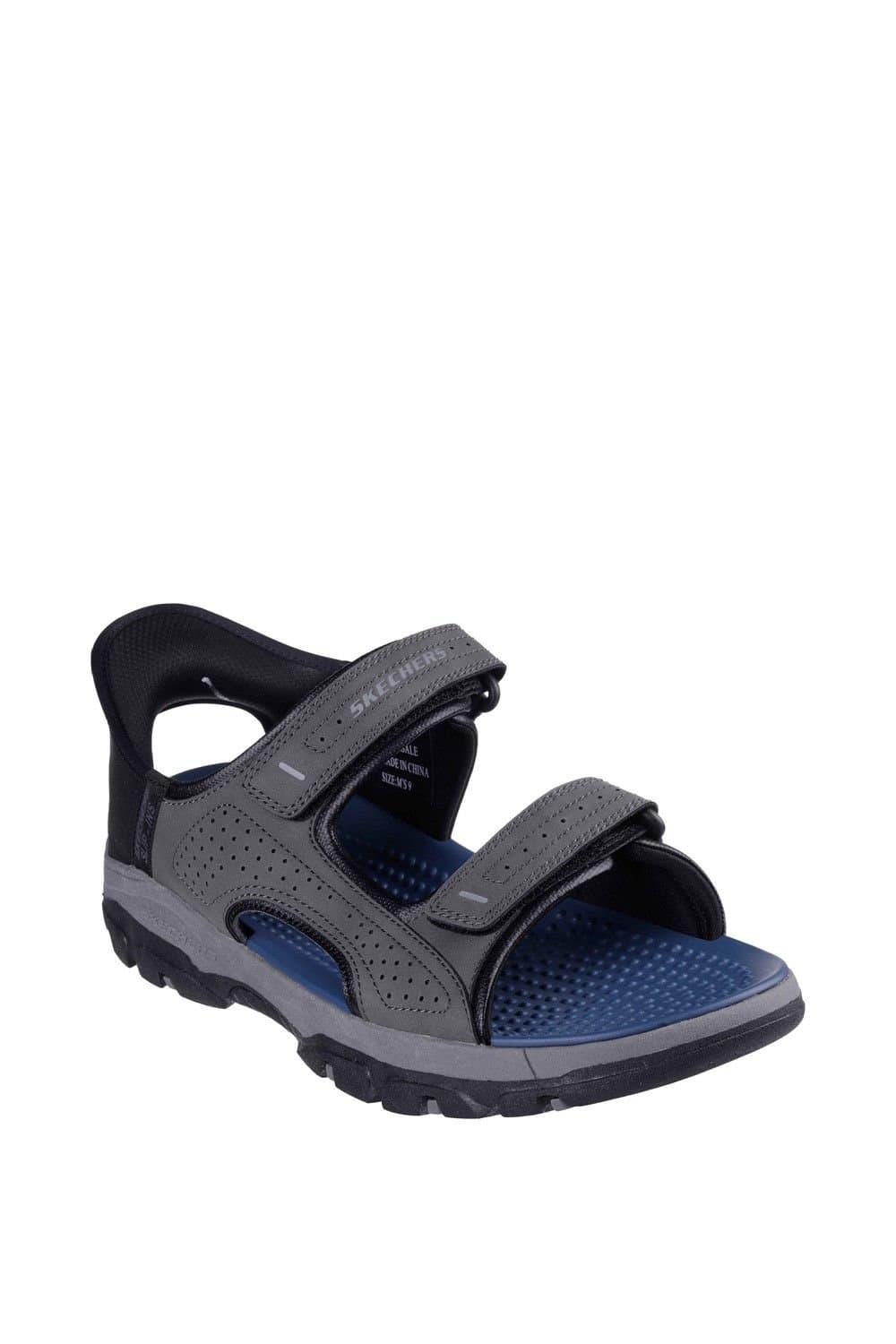 Skechers Skechers Charcoal Synthetic Sandals for Men