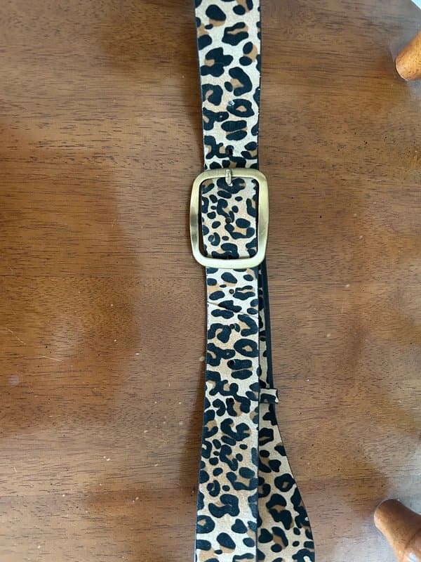 ASOS ASOS Leopard Print Belt