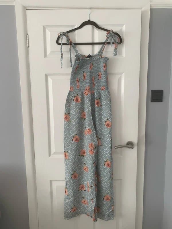 New Look New Look wide leg floral jumpsuit size 10