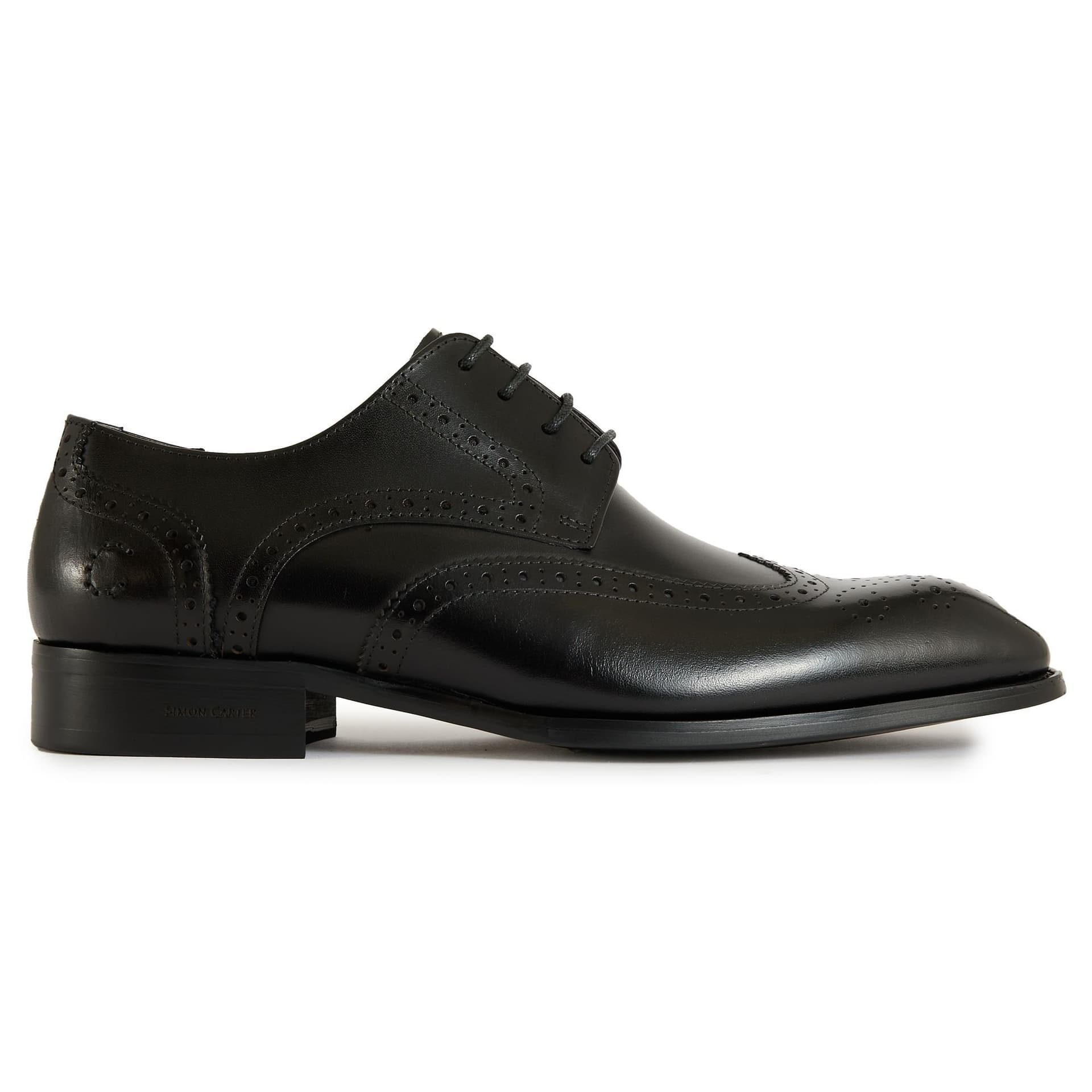 Simon Carter SIMON CARTER Men's Safi Brogue Shoes in Black