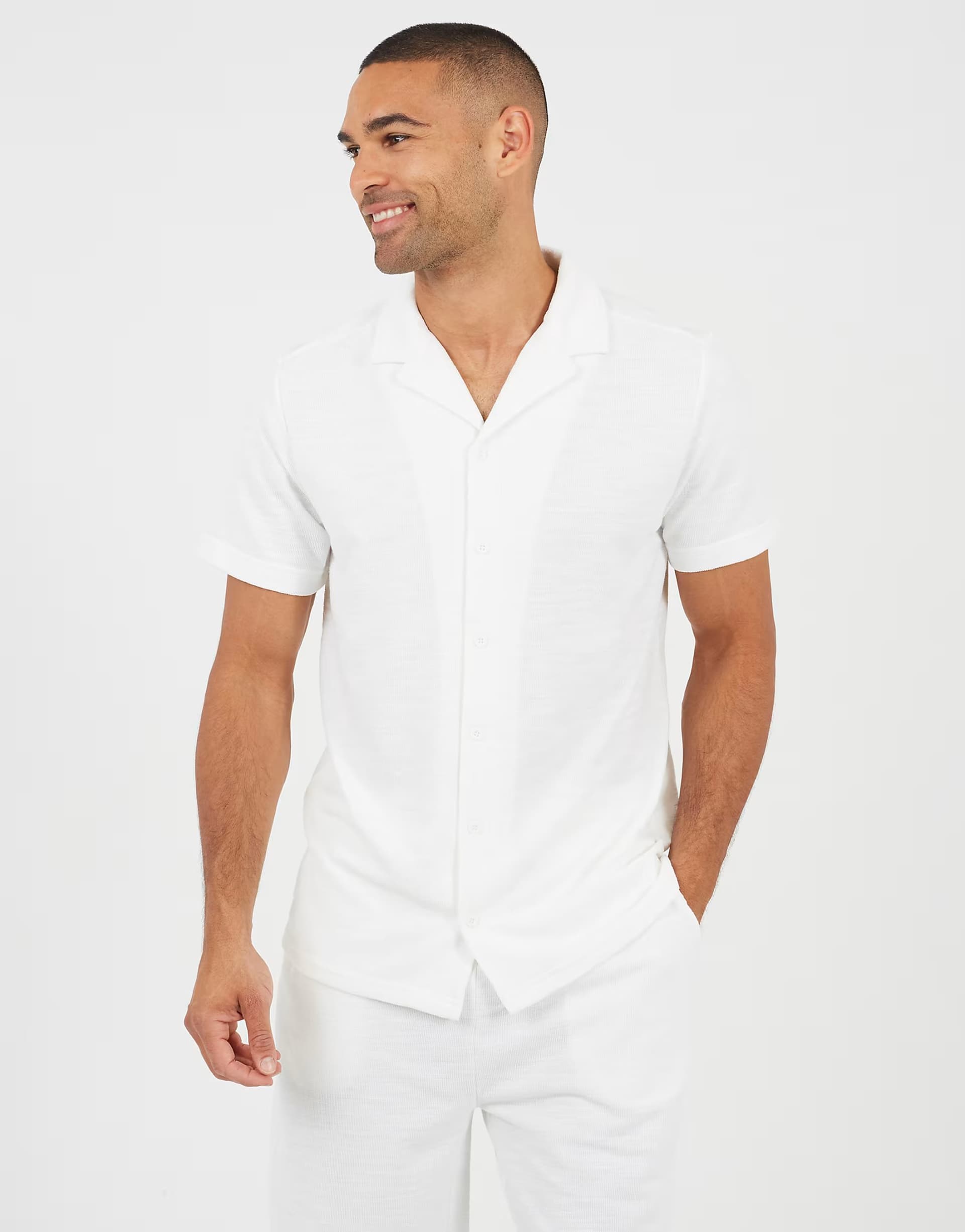 ASOS ASOS Brave Soul Cream Collar Shirt