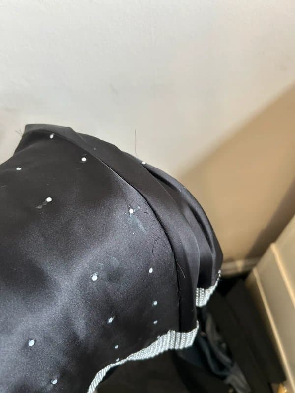 ASOS Design Black silk dress