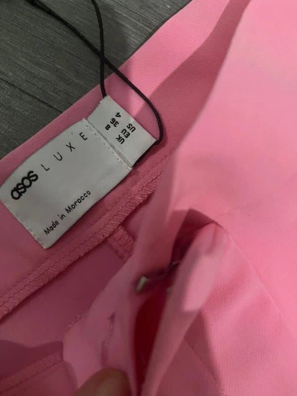 ASOS Asos pink sweet heart blazer flare set