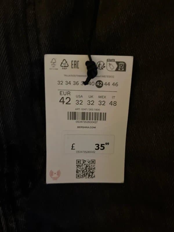 Bershka Bershka Super Baggy black jeans