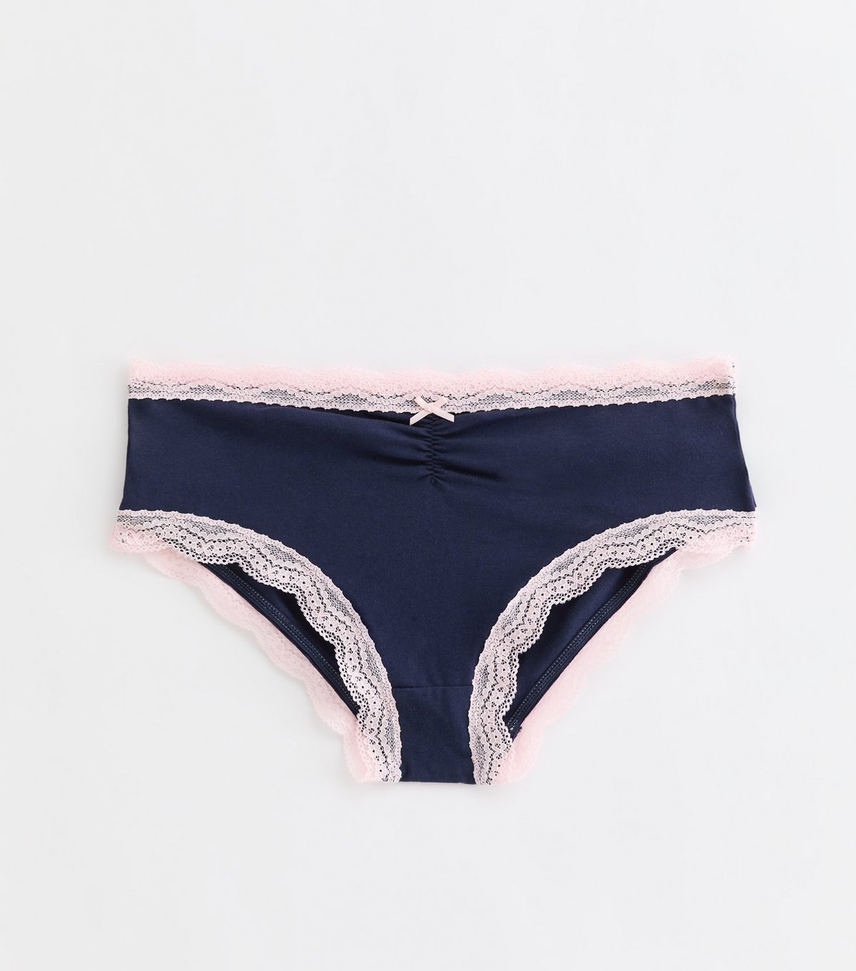 New Look Girls' Navy Contrast Trim Briefs New Look - 2