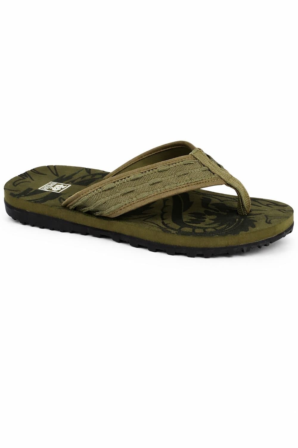 Down To Earth Down To Earth Khaki Men's Outdoor Flip-Flop Sandals