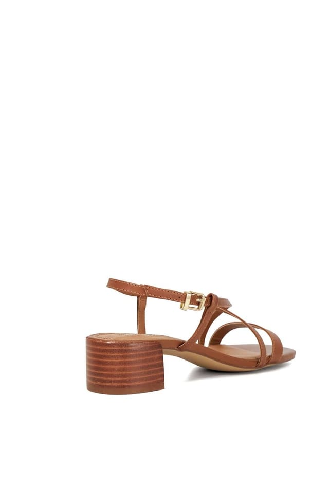 Dune London Dune London Women's 'Jaskell' Leather Sandals in Brown - 3
