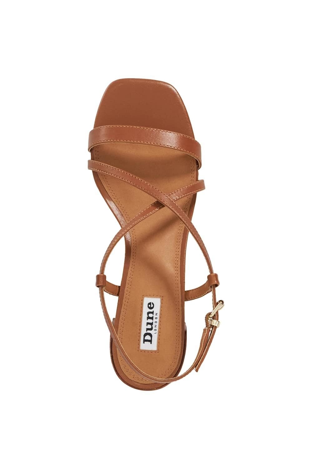 Dune London Dune London Women's 'Jaskell' Leather Sandals in Brown - 4