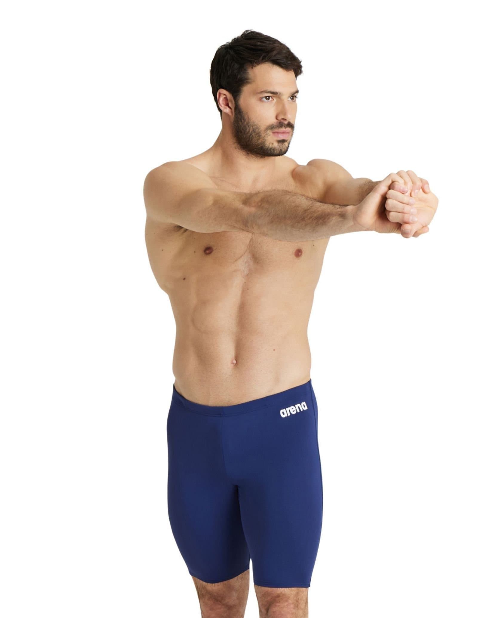 Arena Arena Men's Navy-White Solid Swim Jammer