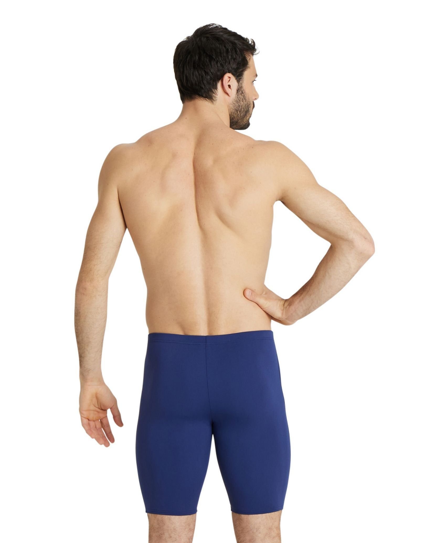 Arena Arena Men's Team Solid Swim Jammer - Navy-White in Navy - 2