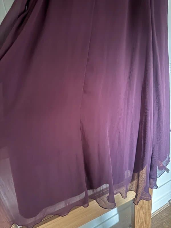ASOS Burgundy ASOS wrap dress UK 12 worn once