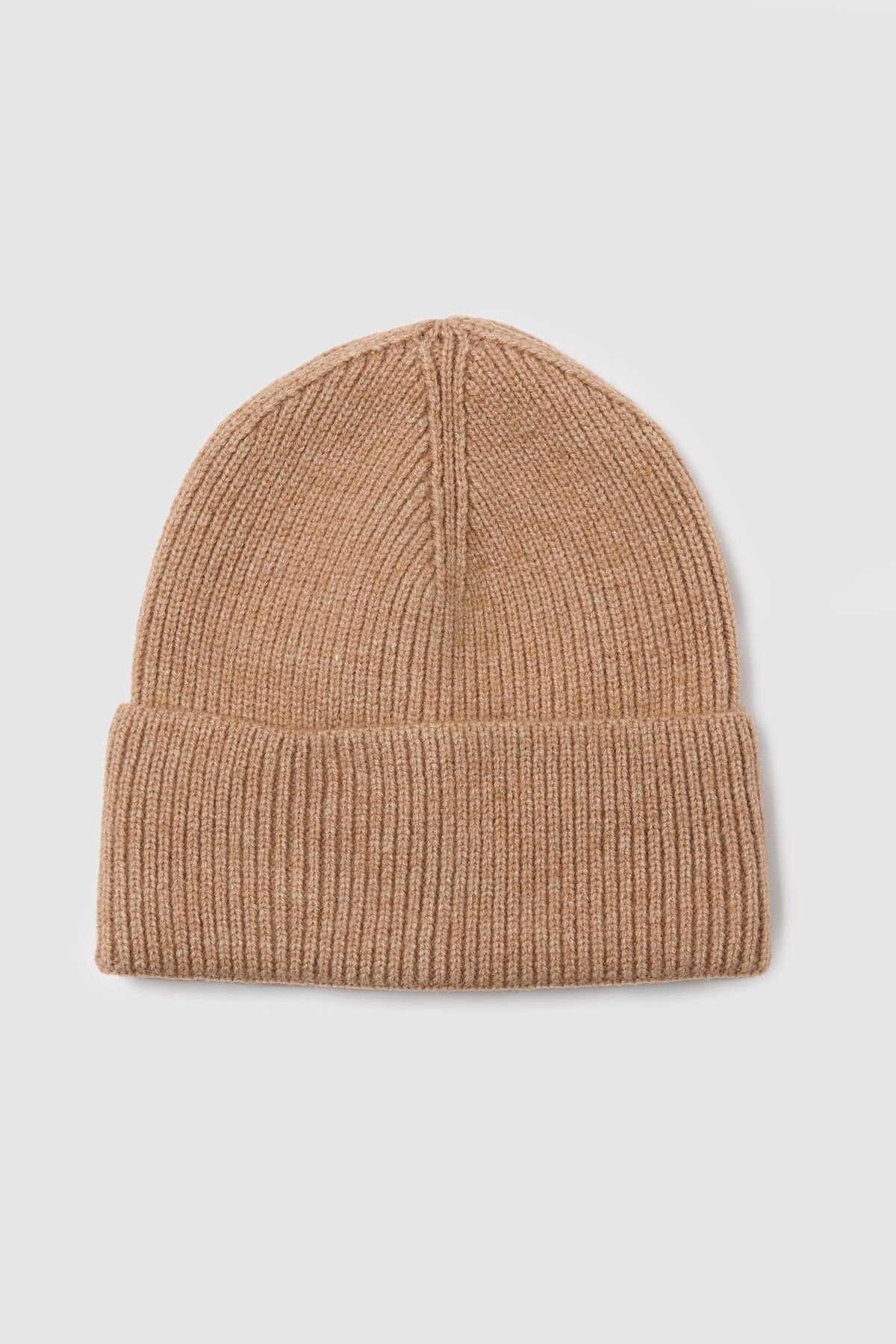 Burton Burton Men's Camel Ribbed Knitted Beanie Hat