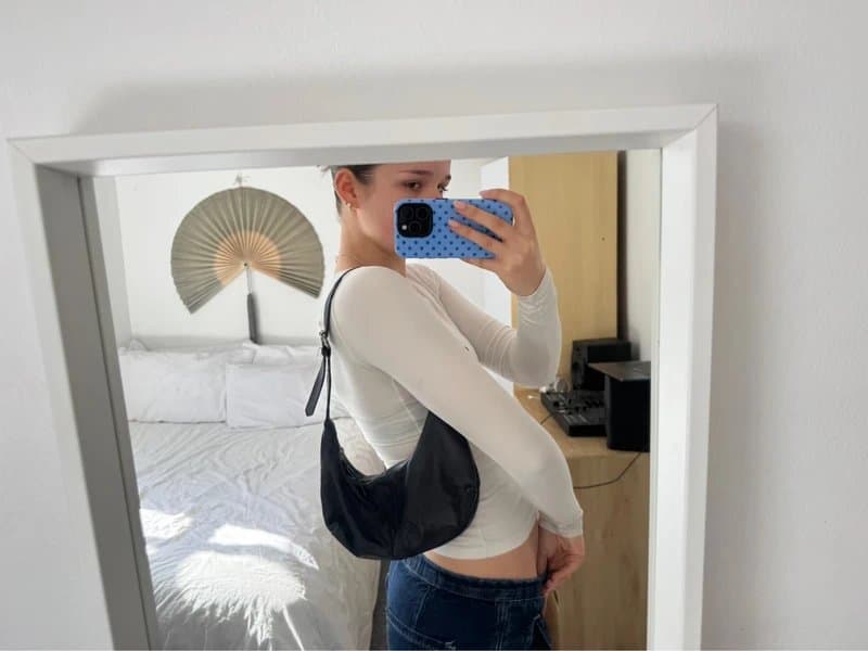 Topshop Topshop mini leather shoulder bag