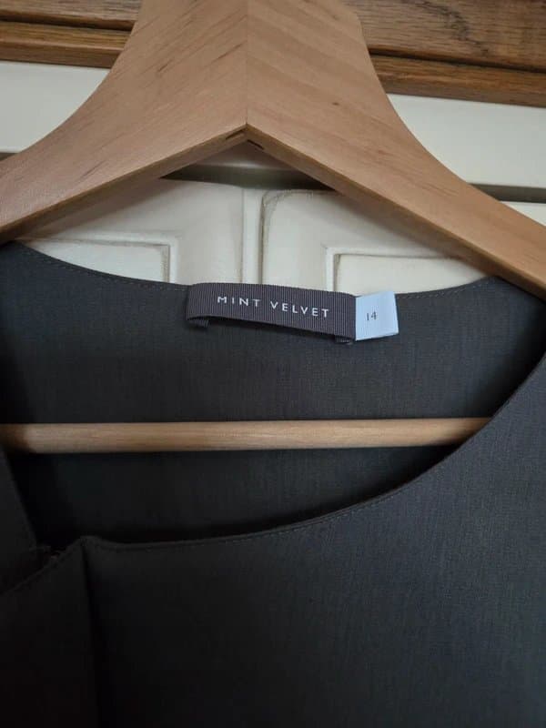 Mint Velvet Grey Blouse size 14 Medium Mint Velvet