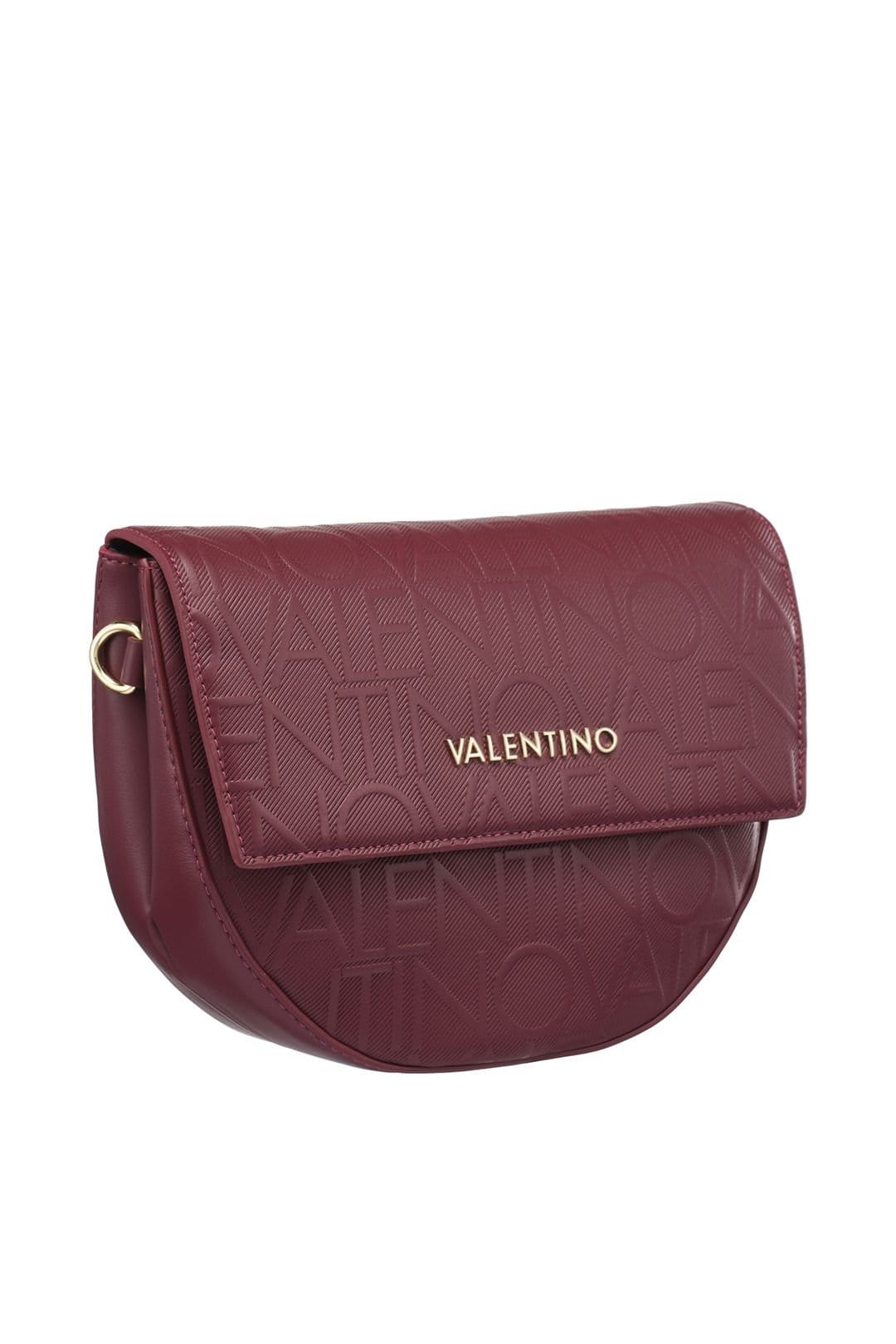 Valentino Valentino Women's Gynevra Flap Bag Bordeaux in Burgundy - 4