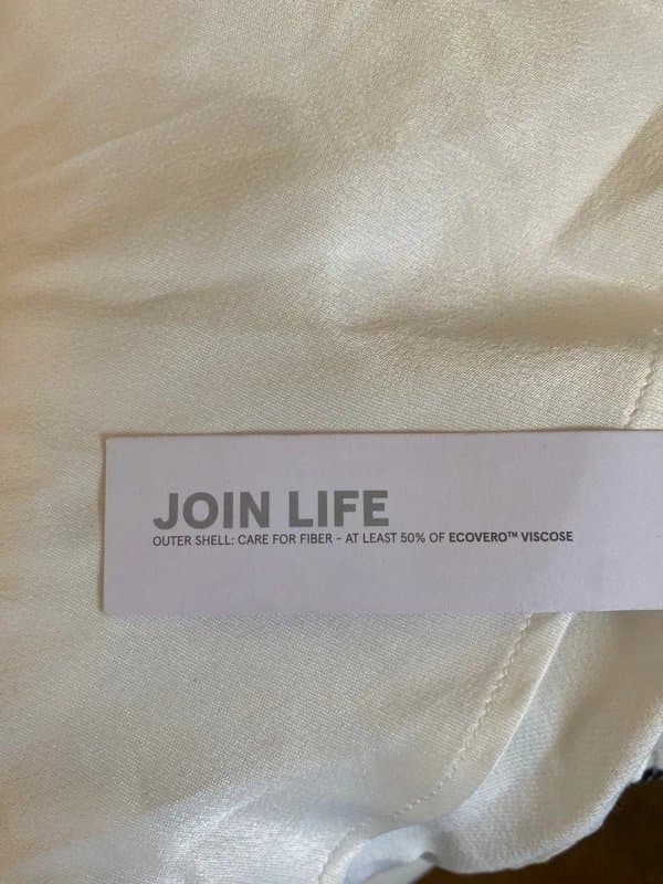 Bershka White satin dress size S
