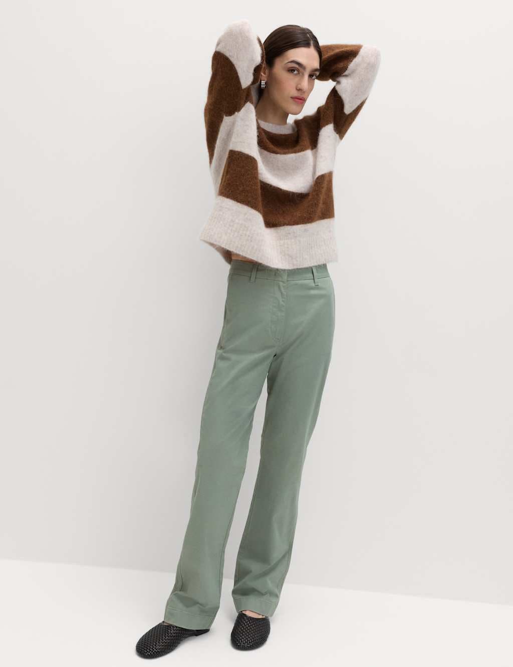 Marks & Spencer M&S Thyme Stretch Straight Leg Chinos