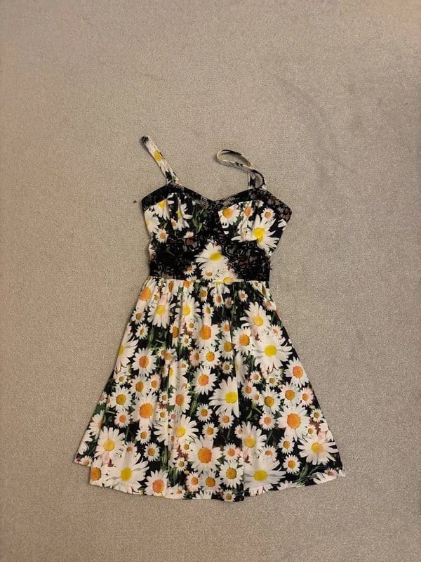 Topshop Multi Daisy Floral Summer Dress