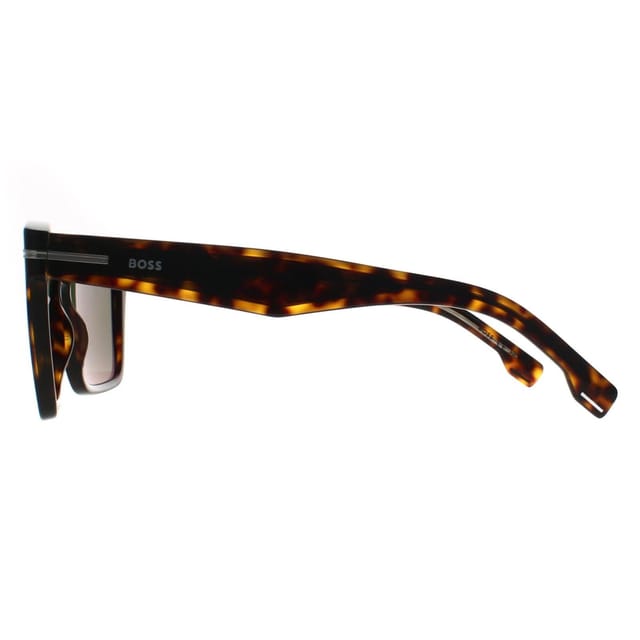 Hugo Boss Hugo Boss Men's Rectangle Havana Green BOSS 1745/S in Brown - 3