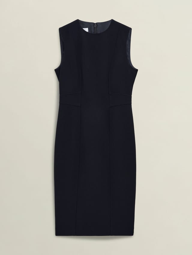 Hobbs London Hobbs London Women's Ivy Sleeveless Shift Dress in Dark Navy - 2