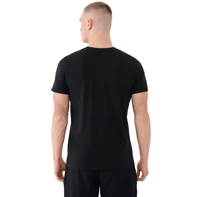 4F 4F Men's WMM00TTSHM2256 T-Shirt in Black - 2