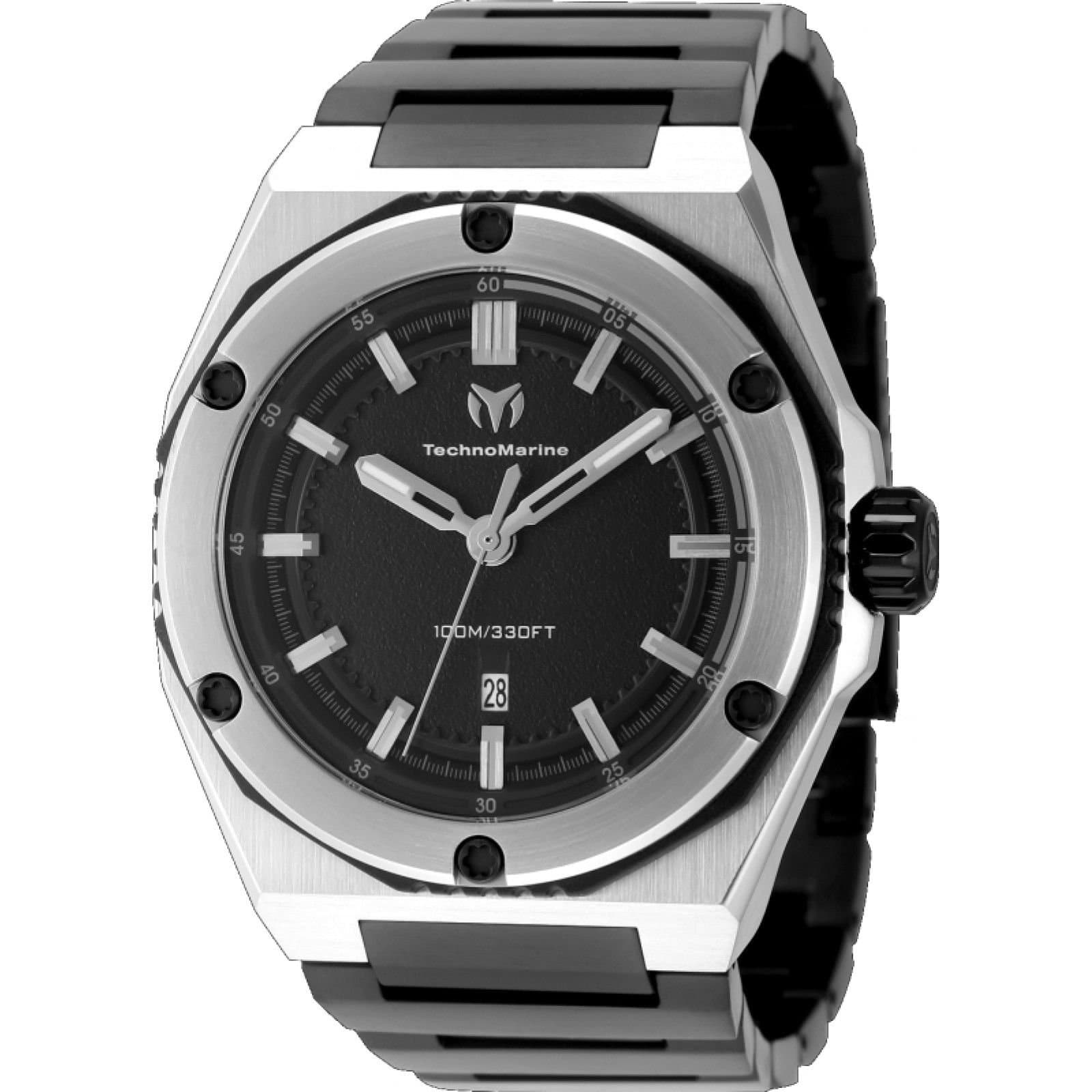 TechnoMarine TechnoMarine Men's TM-416089 Coral Legacy 45mm Quartz Watch in Black