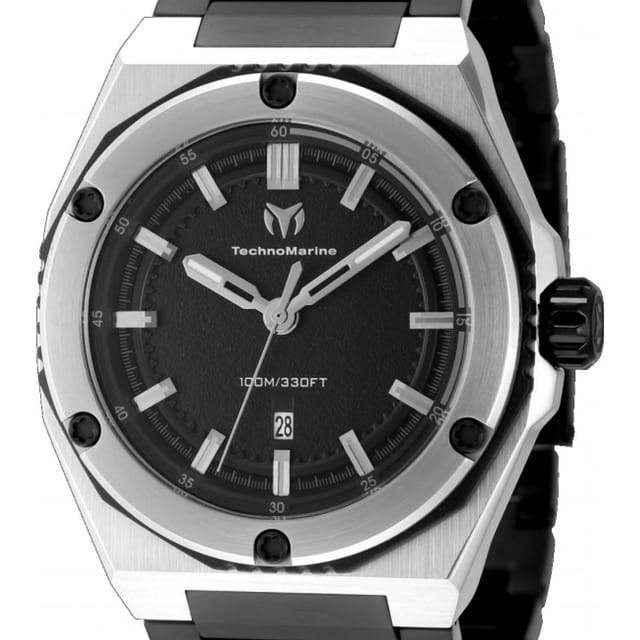 TechnoMarine TechnoMarine Men's TM-416089 Coral Legacy 45mm Quartz Watch in Black - 2