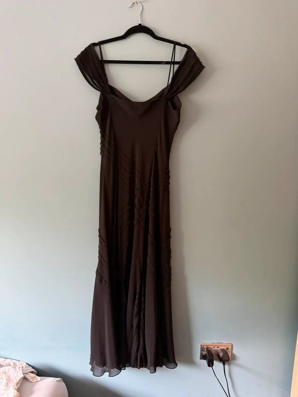 Per Una Black Flowy Dress - 1