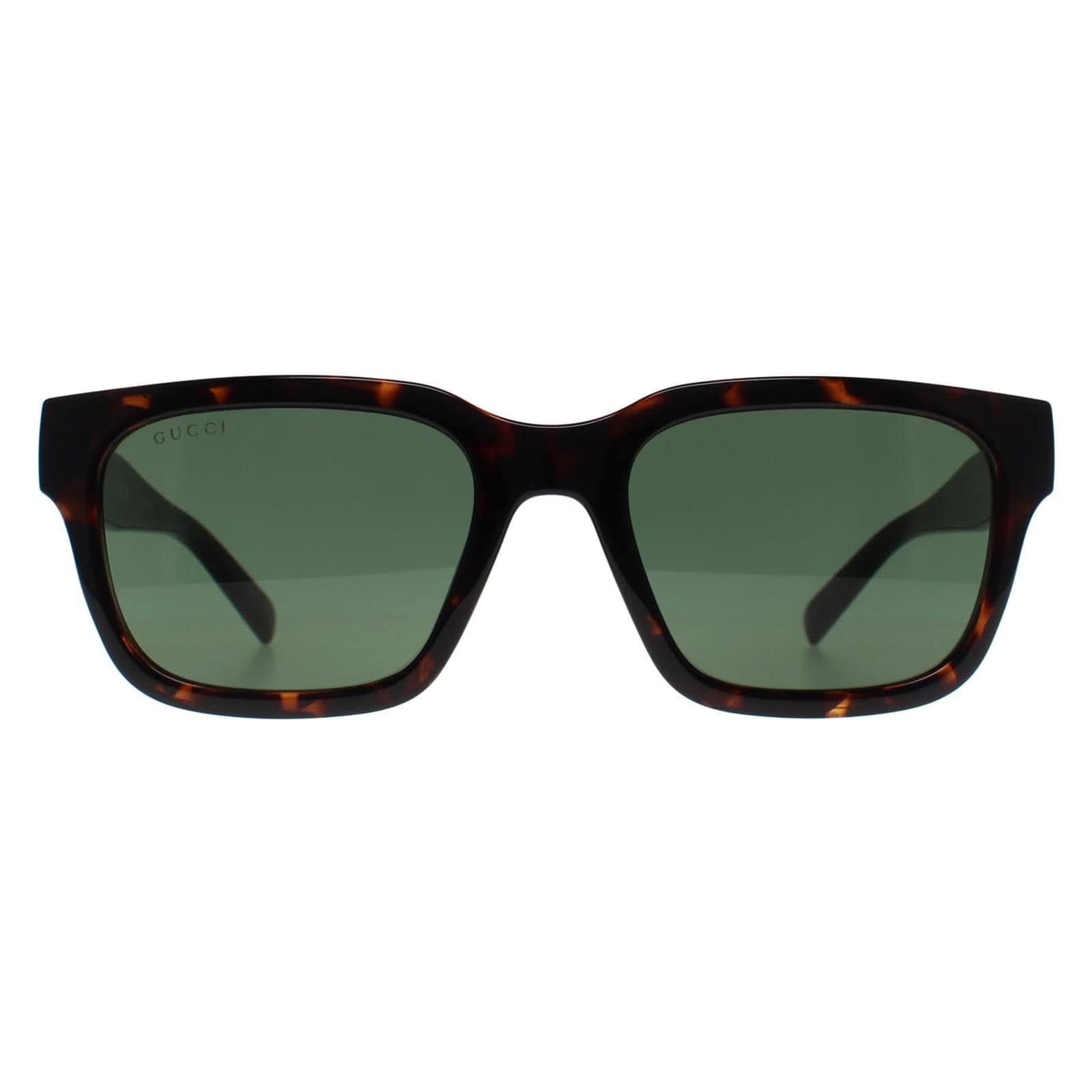 Gucci Gucci Women's Square Dark Havana Green GG1857S in Brown