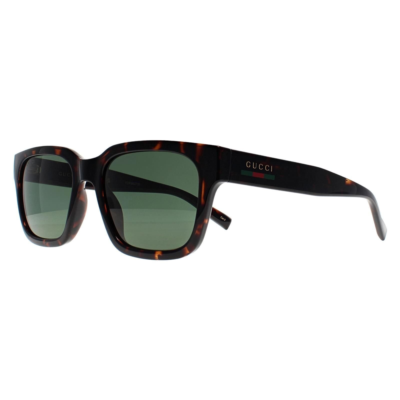 Gucci Gucci Women's Square Dark Havana Green GG1857S in Brown - 2