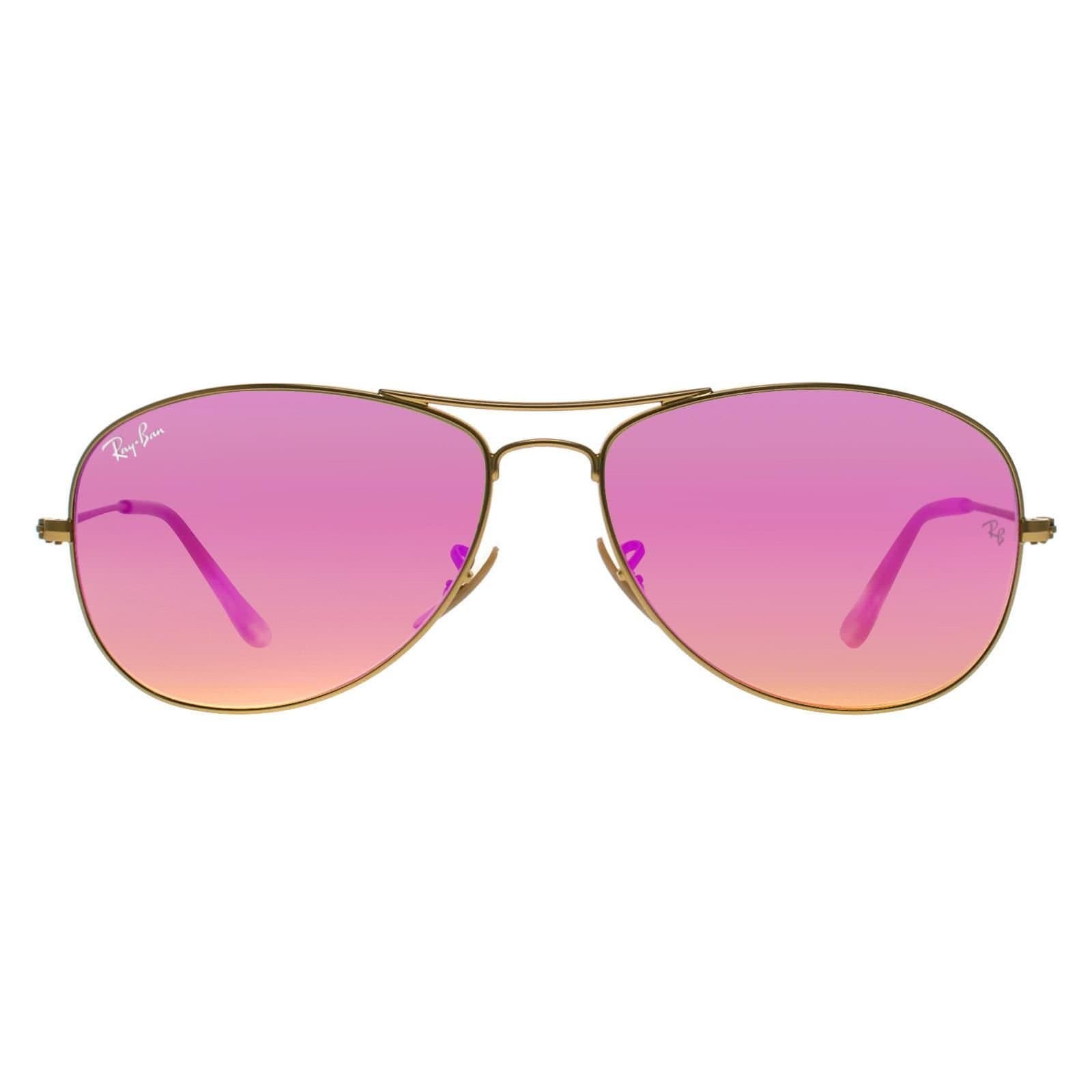Ray-Ban Ray-Ban Men's Aviator Gold Cyclamen Flash Sunglasses