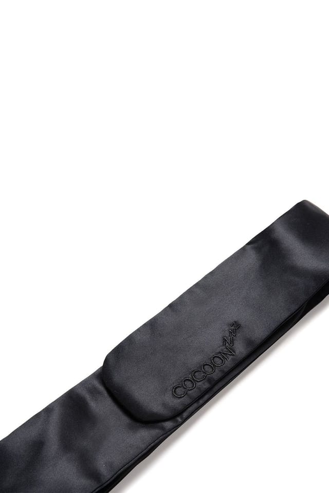 Belledorm Belledorm Women's Cocoonzzz Mulberry Silk Headband in Black - 2