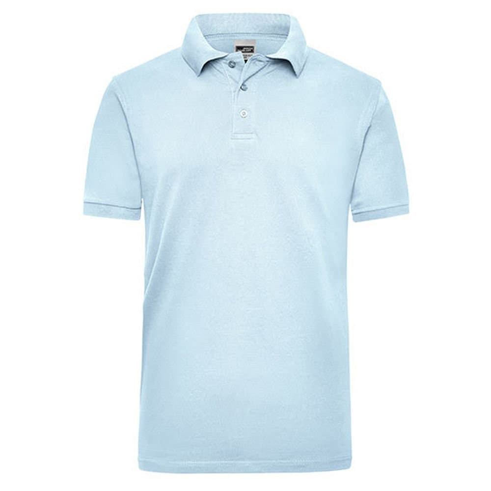 James and Nicholson James and Nicholson Men's Workwear Polo Shirt in Light Blue