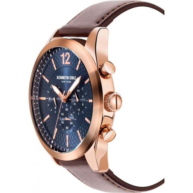 Kenneth Cole Kenneth Cole Men's KC51085003 Modern 48mm Quartz Watch in Brown - 2