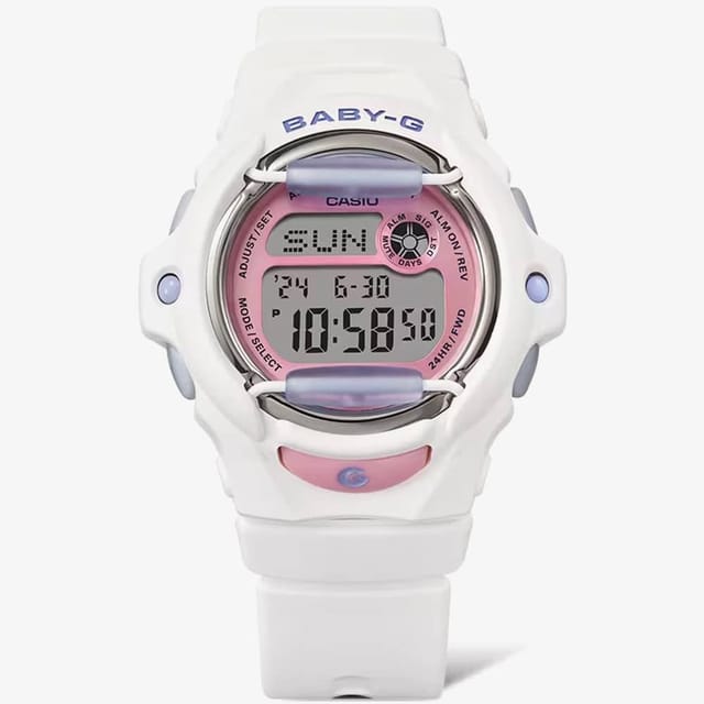 Casio Casio Women's BG-169PB-7ER Baby-G 42mm Quartz Watch in White - 2