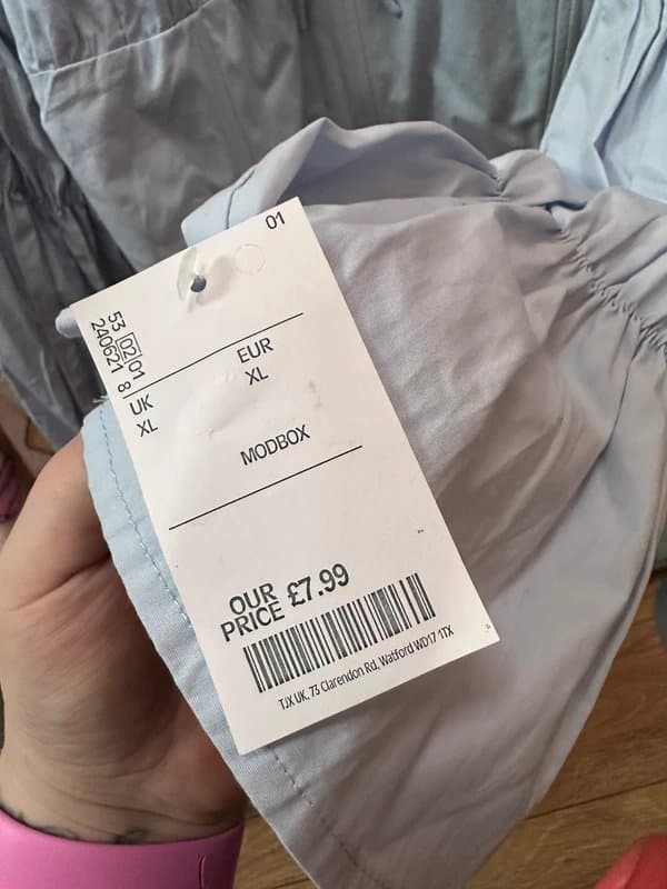 Bershka Bershka Long Sleeve Milkmaid Cropped Top Size XL