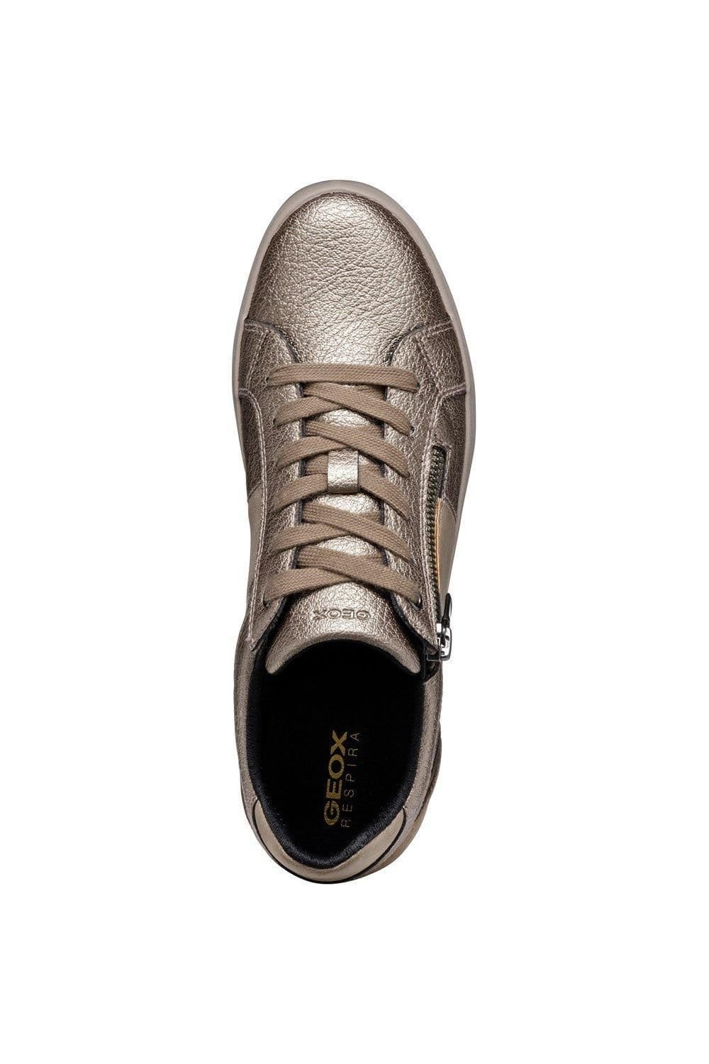 Geox Geox Women's D BLOMIEE E SNEAKERS in Taupe - 4