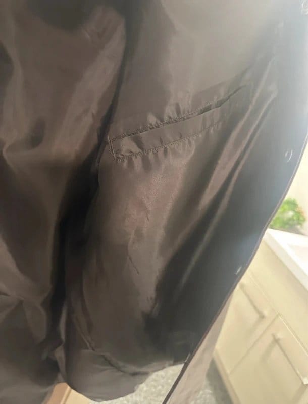 ASOS Design Brown Oversized Leather Jacket