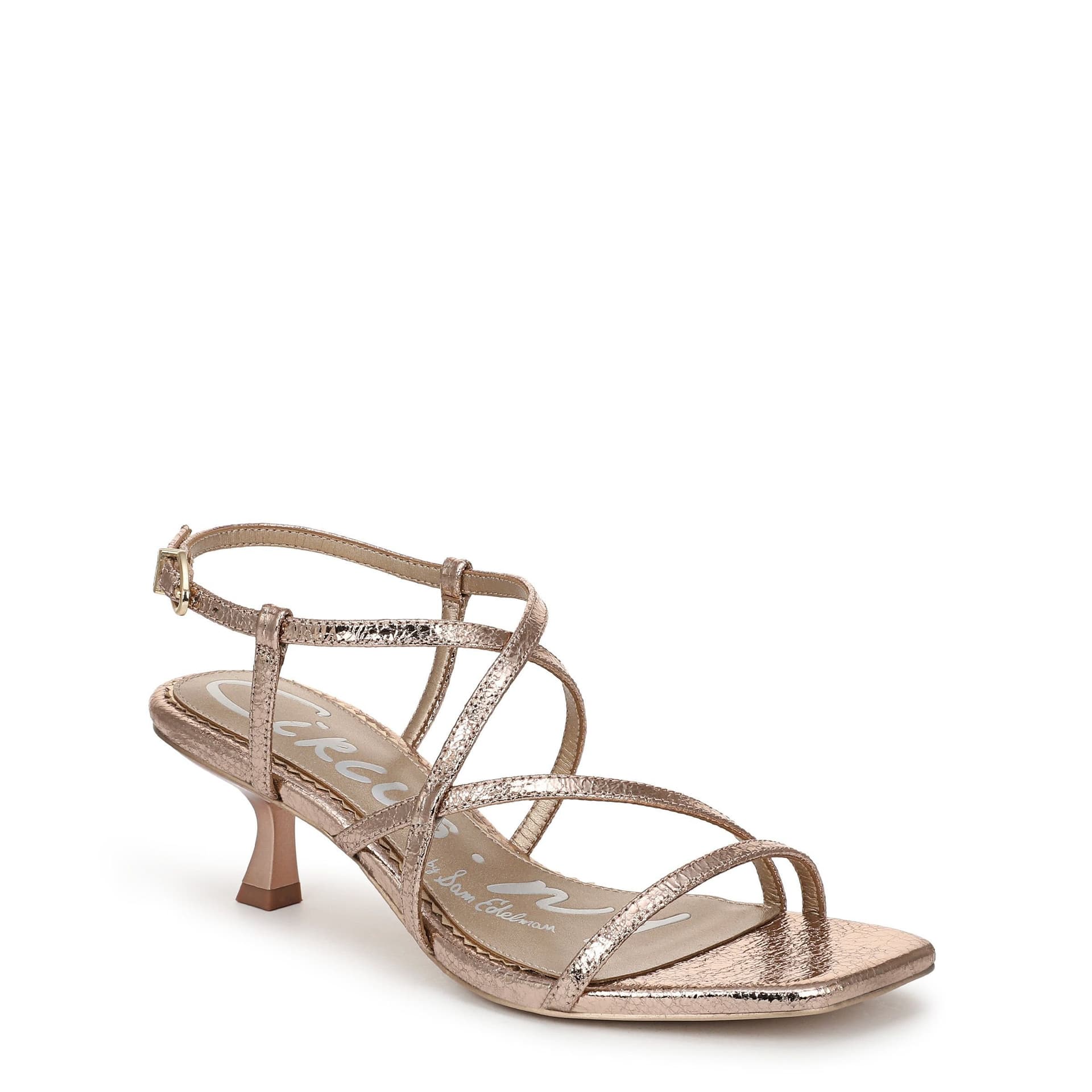 Sam Edelman Sam Edelman Women's Circus NY Jasmine Strappy Sandals in Rose Gold