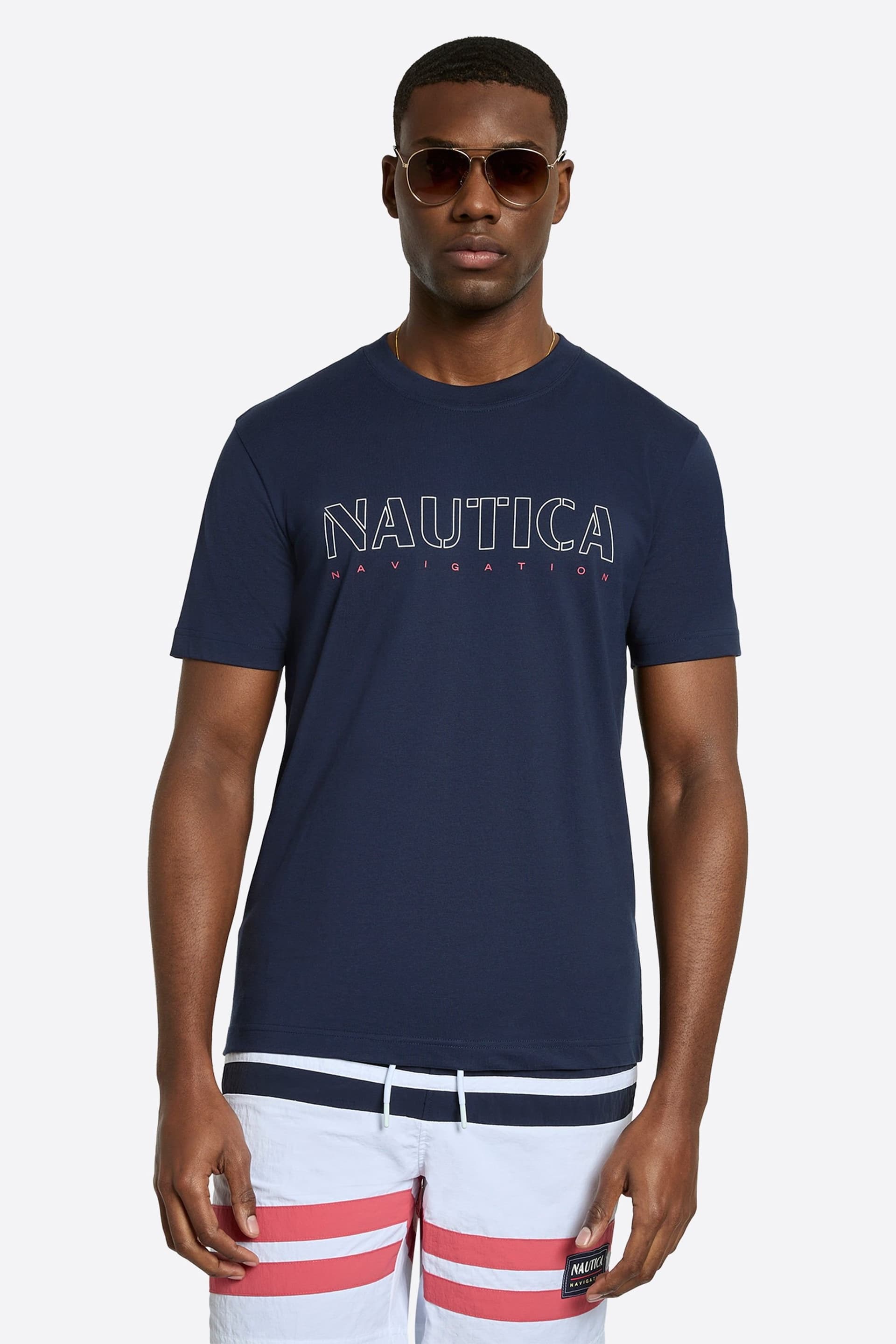 Nautica Nautica Men's Cook T-Shirt in Dark Navy