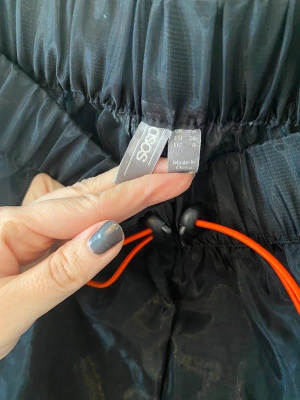 ASOS ASOS Tulle Sheer Combat trousers. Size 8