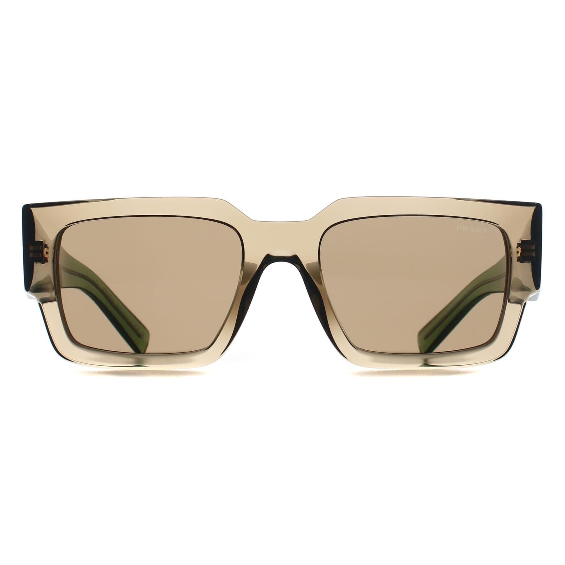 Prada Prada Men's Rectangle Terra Light Brown PRB17S
