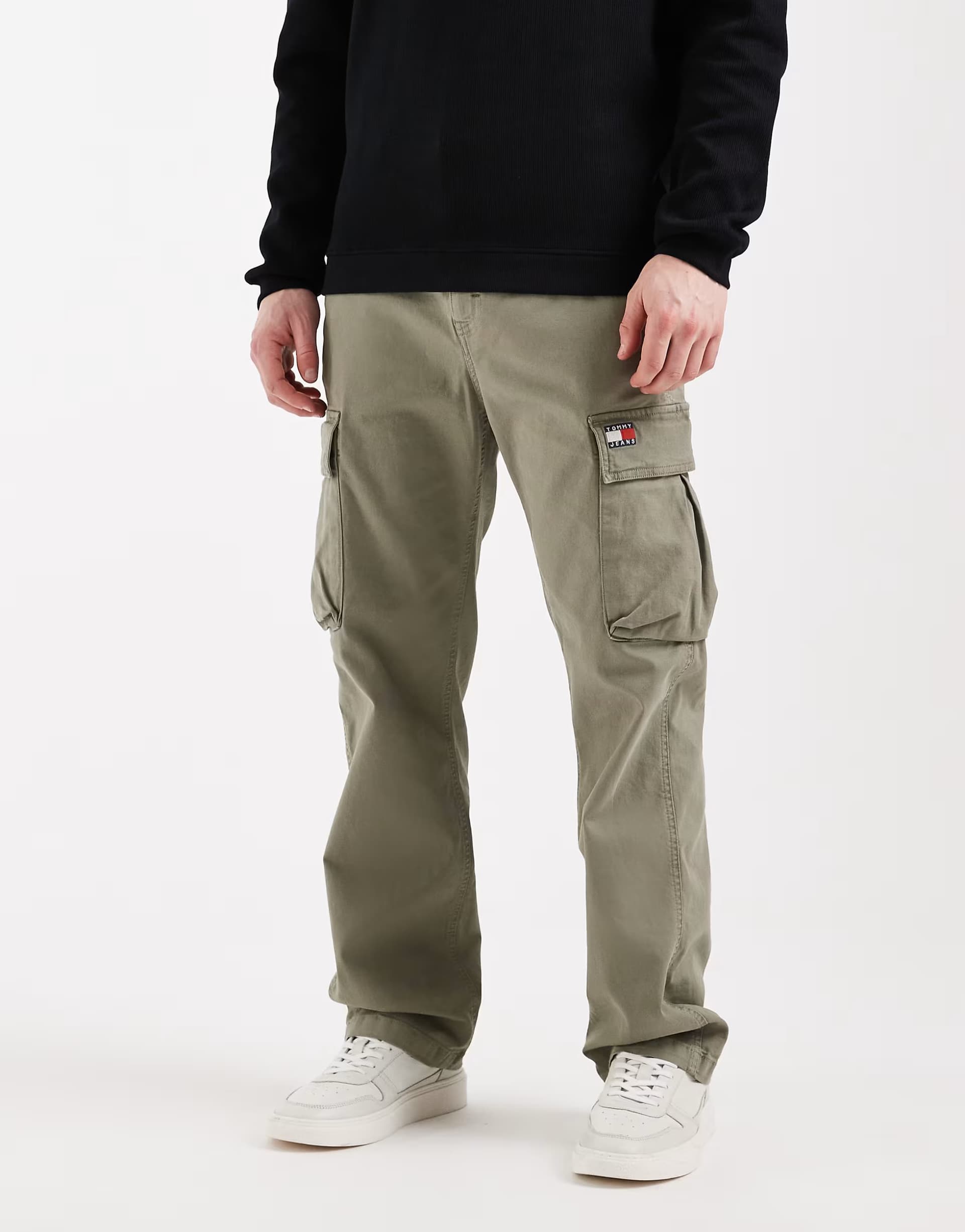 ASOS Tommy Jeans Otis cargo trousers in khaki