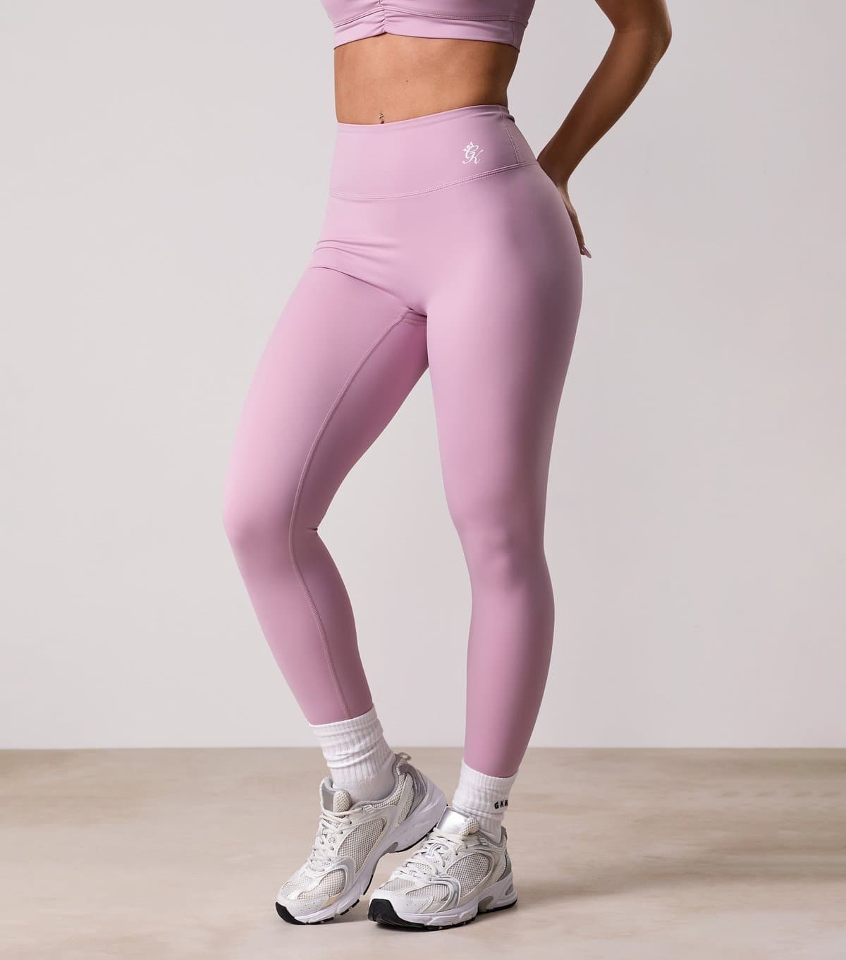 Gym King Gym King Pink Jersey Leggings for Women