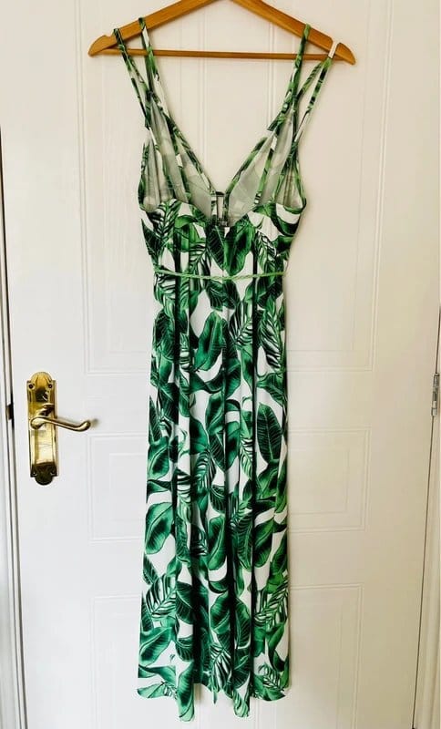 ASOS Palm Print Summer Dress Size 6
